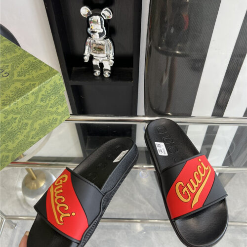 High Quality Luxury Gucci Couple’s Unisex Good Game Slippers – Style 31763 product detail