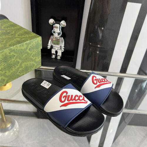 High Quality Luxury Gucci Couple’s Unisex Good Game Slippers – Style 62835 alternate view