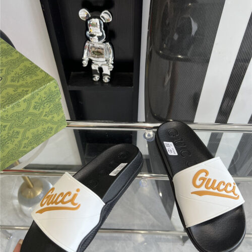 High Quality Luxury Gucci Couple’s Unisex Good Game Slippers – Style 93907 product detail
