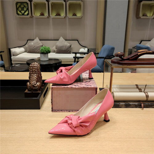 High Quality Luxury Jimmy Choo Ruffled Knot Wrinkled Sandals – Style 56311 product detail