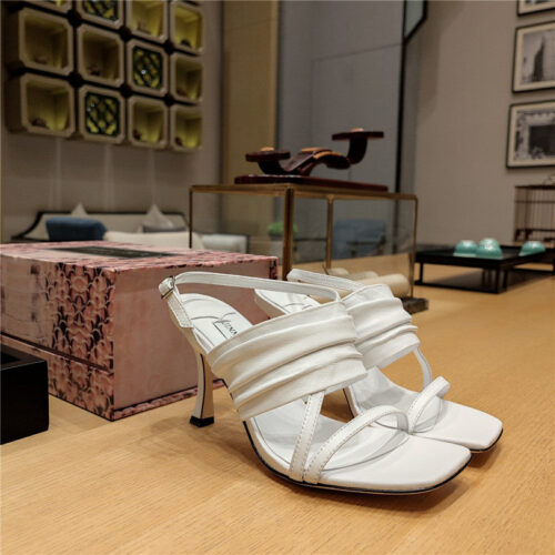 High Quality Luxury Jimmy Choo High Heel Square Toe Sandals product detail