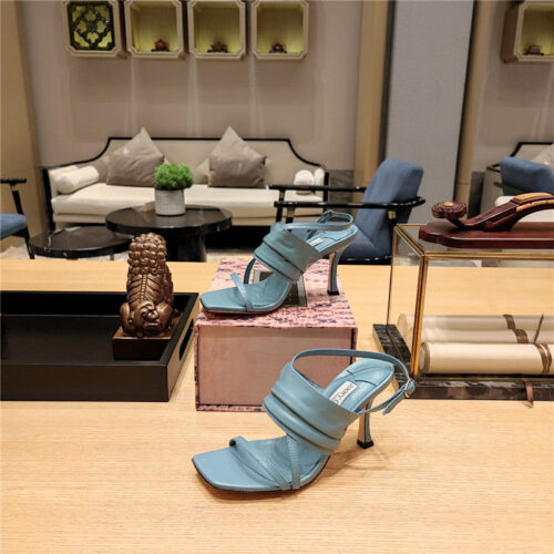High Quality Luxury Jimmy Choo High Heel Square Toe Sandals – Style 05655 product detail