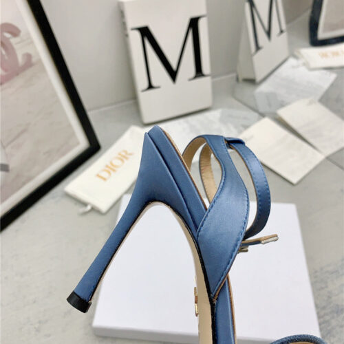 High Quality Luxury Dior Fashion Embroidered Hot Diamond High-Heeled Sandals – Style 38534 product detail