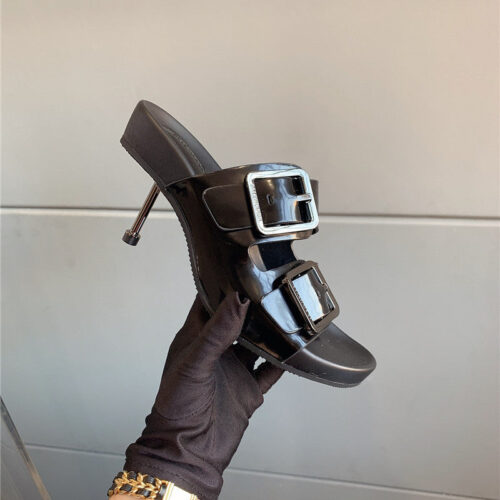High Quality Luxury Balenciaga New High-Heeled Slippers – Style 11139 alternate view