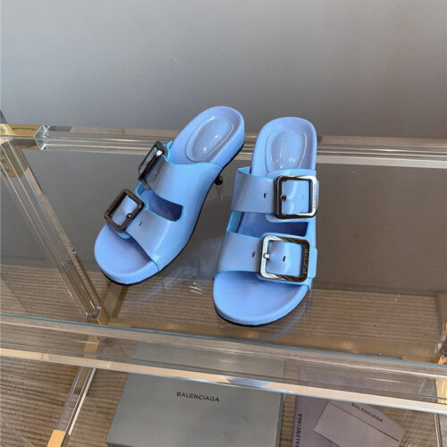 High Quality Luxury Balenciaga New High-Heeled Slippers product detail