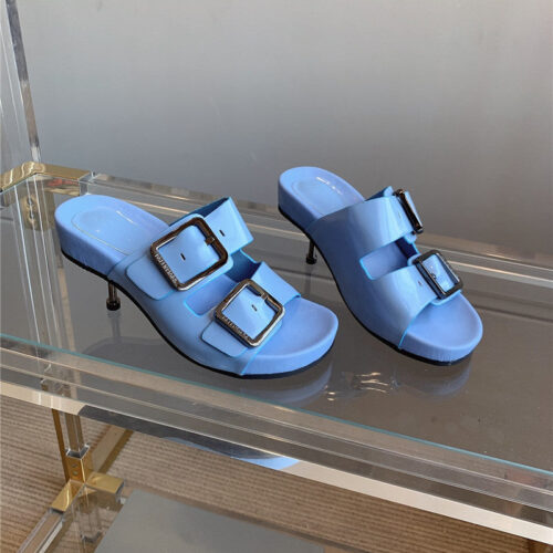 High Quality Luxury Balenciaga New High-Heeled Slippers