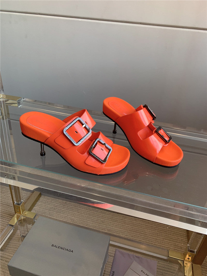 High Quality Luxury Balenciaga New High-Heeled Slippers – Style 06051