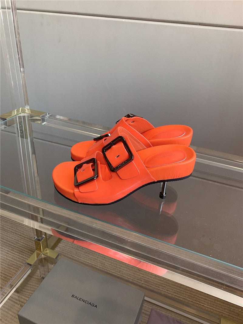 High Quality Luxury Balenciaga New High-Heeled Slippers – Style 06051 product detail