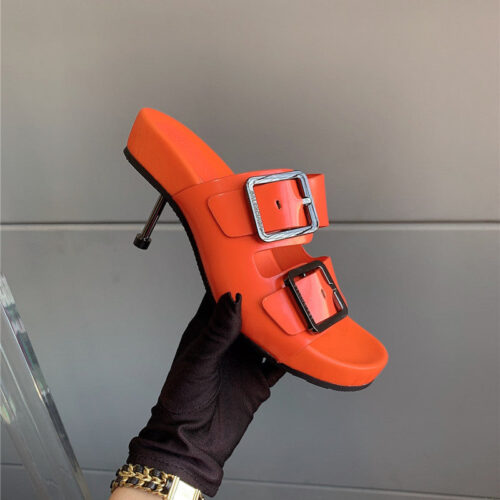 High Quality Luxury Balenciaga New High-Heeled Slippers – Style 06051 alternate view