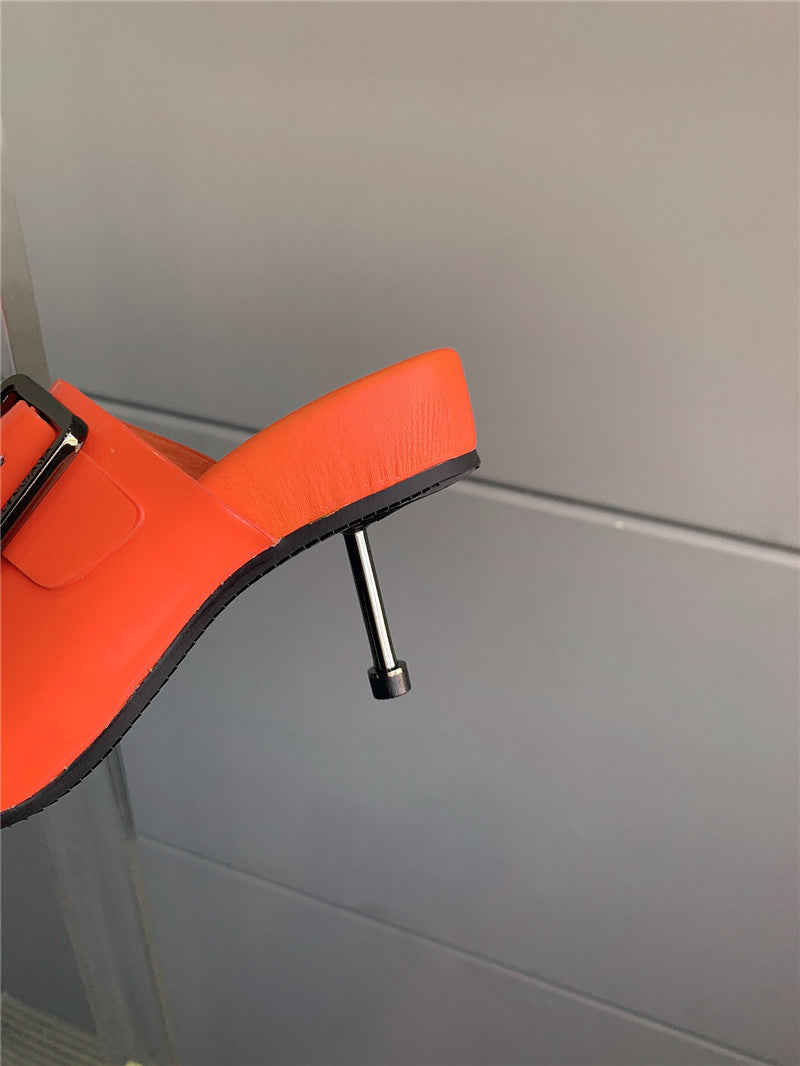High Quality Luxury Balenciaga New High-Heeled Slippers – Style 06051 product detail