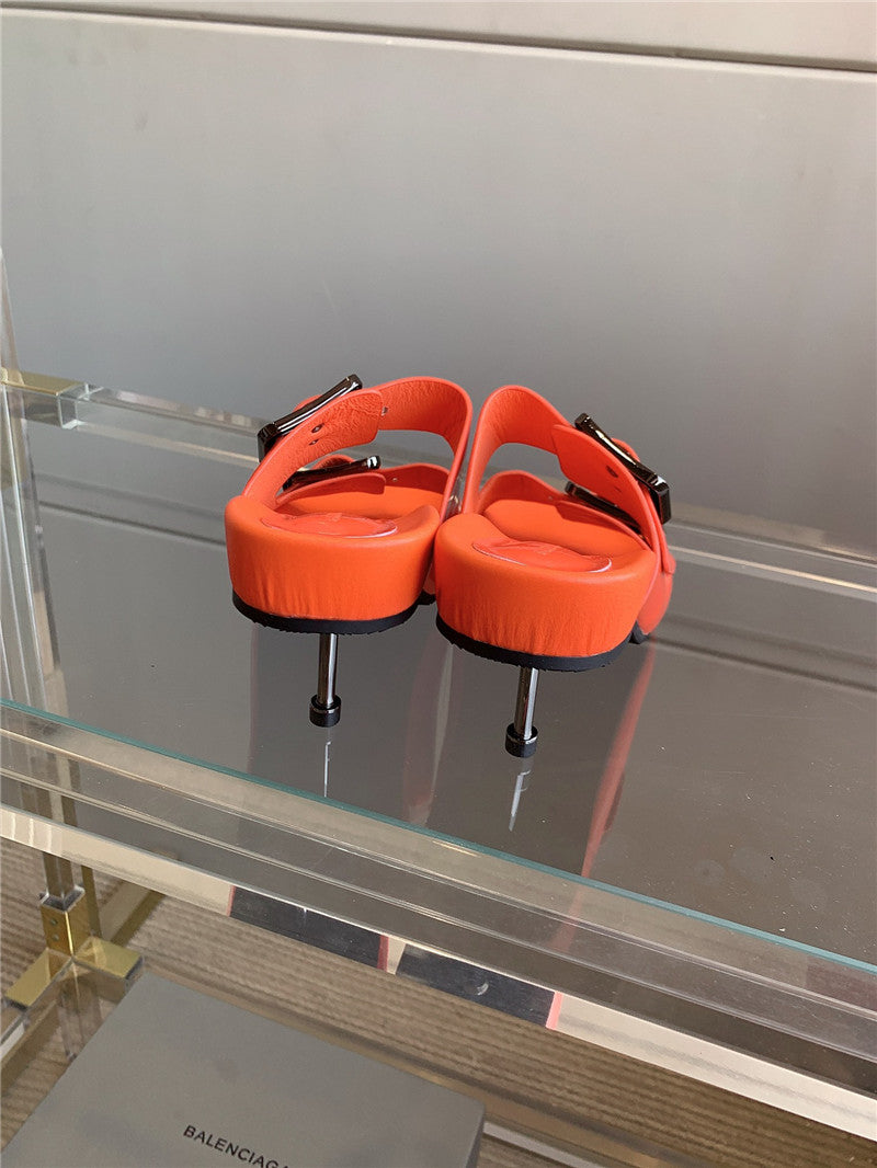 High Quality Luxury Balenciaga New High-Heeled Slippers – Style 06051 product detail