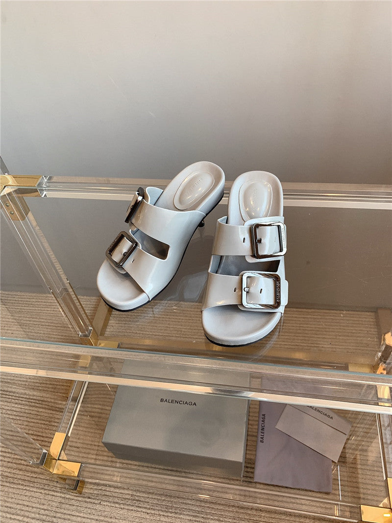 High Quality Luxury Balenciaga New High-Heeled Slippers – Style 69891 product detail