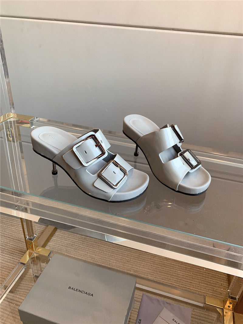 High Quality Luxury Balenciaga New High-Heeled Slippers – Style 69891