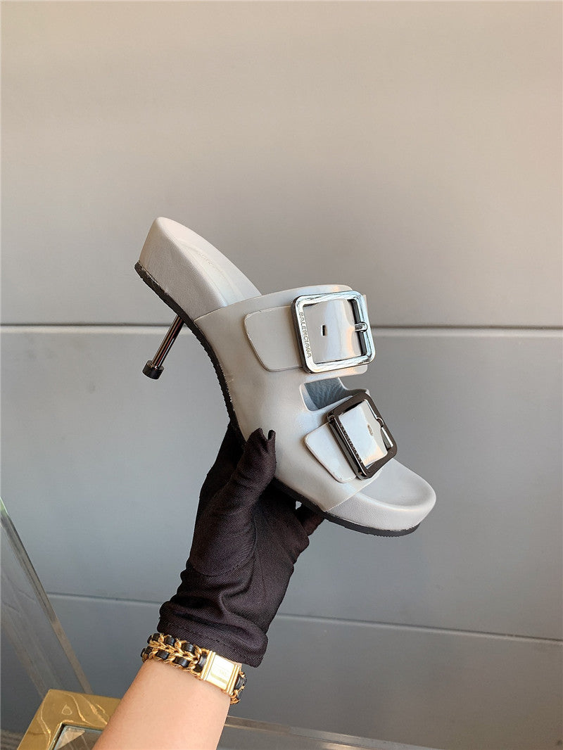 High Quality Luxury Balenciaga New High-Heeled Slippers – Style 69891 product detail