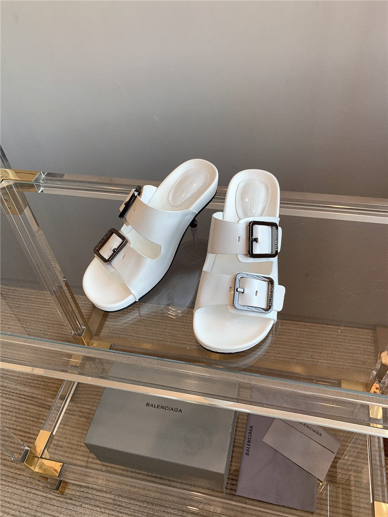 High Quality Luxury Balenciaga New High-Heeled Slippers – Style 68195 product detail