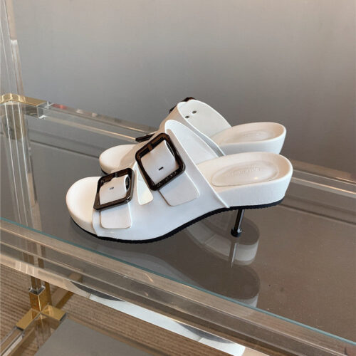 High Quality Luxury Balenciaga New High-Heeled Slippers – Style 68195 product detail