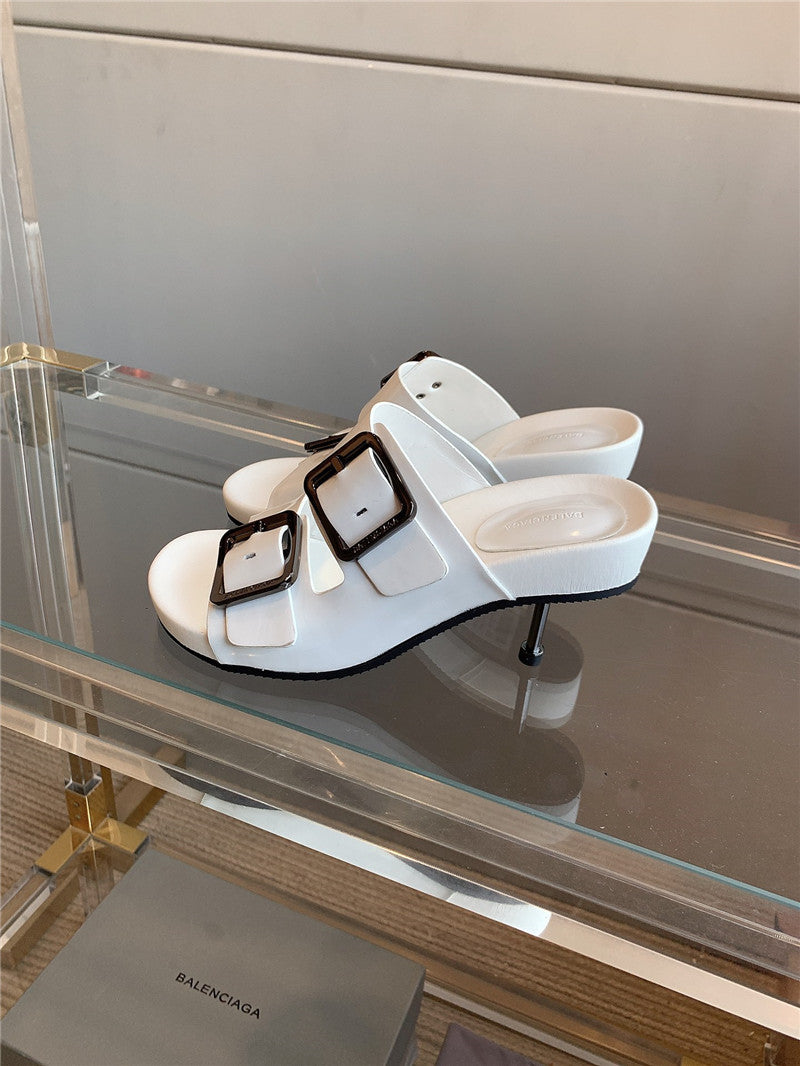 High Quality Luxury Balenciaga New High-Heeled Slippers – Style 68195 product detail
