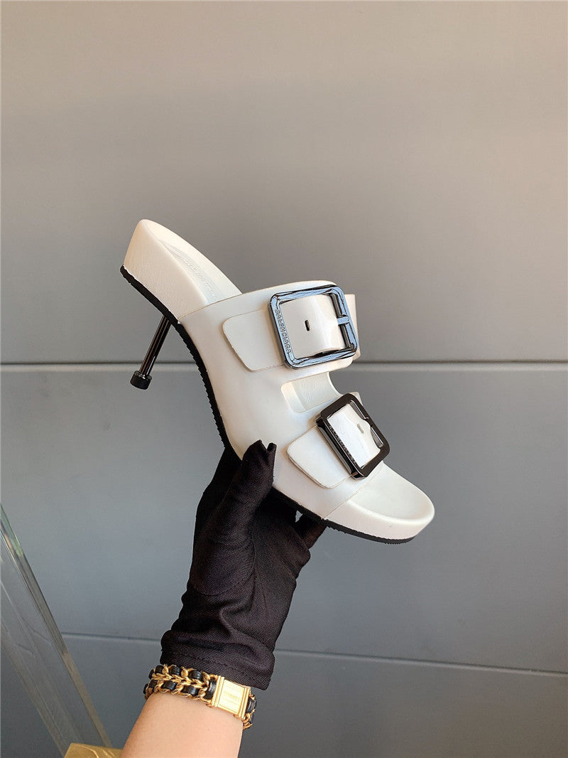 High Quality Luxury Balenciaga New High-Heeled Slippers – Style 68195 product detail