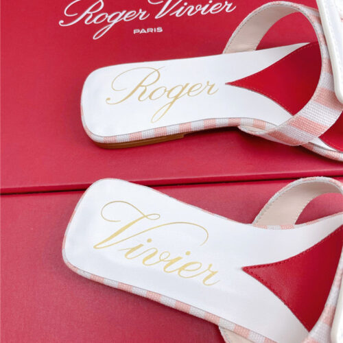 High Quality Luxury Roger Vivier Embroidered Buckle Mules – Style 88020 product detail