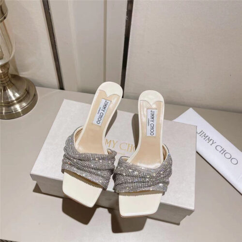 High Quality Luxury Jimmy Choo Hand-Drilled Sandals – Style 80023 product detail