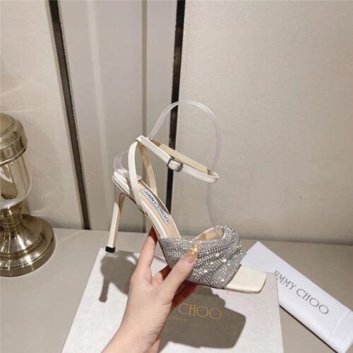 High Quality Luxury Jimmy Choo Hand-Drilled Sandals product detail