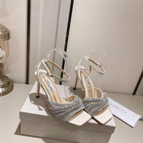 High Quality Luxury Jimmy Choo Hand-Drilled Sandals