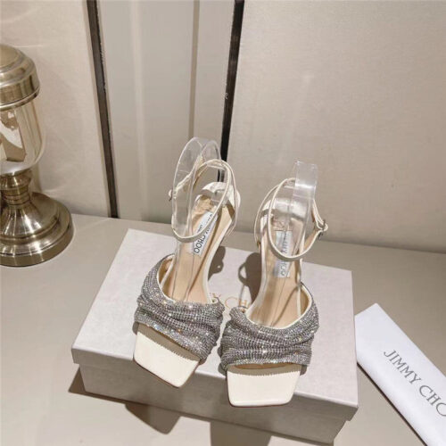 High Quality Luxury Jimmy Choo Hand-Drilled Sandals product detail