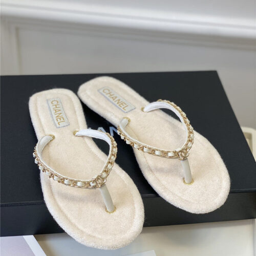 High Quality Luxury Chanel New Flip Flops – Style 31270 alternate view