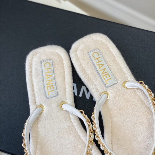 High Quality Luxury Chanel New Flip Flops – Style 31270 product detail