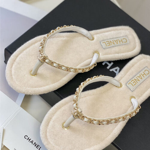 High Quality Luxury Chanel New Flip Flops – Style 31270 product detail