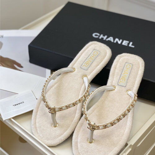 High Quality Luxury Chanel New Flip Flops – Style 31270 product detail