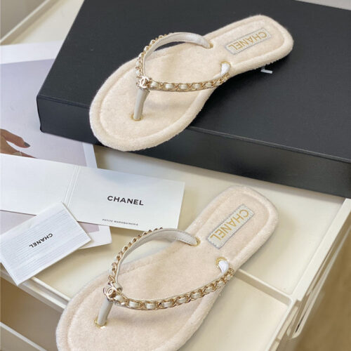High Quality Luxury Chanel New Flip Flops – Style 31270 product detail