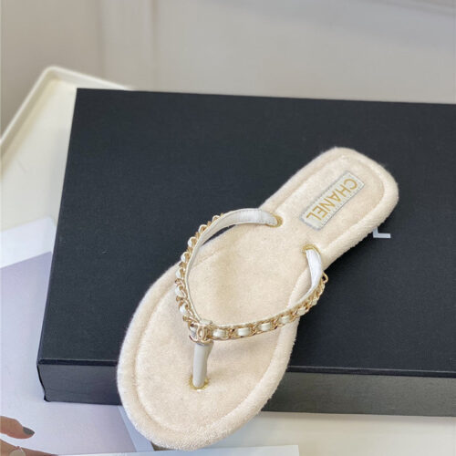 High Quality Luxury Chanel New Flip Flops – Style 31270 product detail