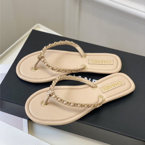 High Quality Luxury Chanel New Flip Flops product detail