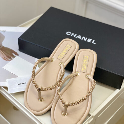 High Quality Luxury Chanel New Flip Flops product detail