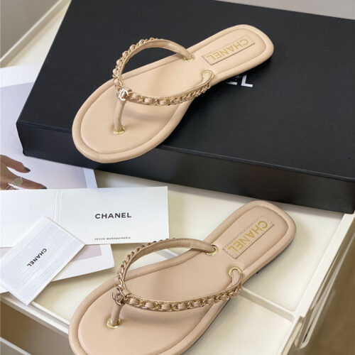 High Quality Luxury Chanel New Flip Flops product detail