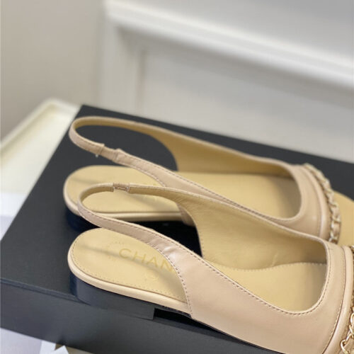 High Quality Luxury Chanel New Chain Fish Mouth Sandals product detail