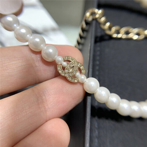 High Quality Luxury Chanel 23C Pink Camellia Choker product detail