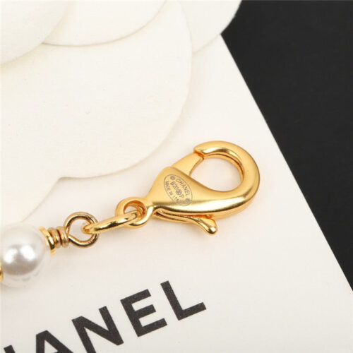 High Quality Luxury Chanel Classic Double C Pentagram Pearl Sweater Chain product detail