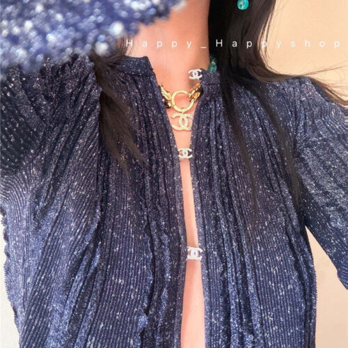 High Quality Luxury Chanel Glass Double C Earrings product detail