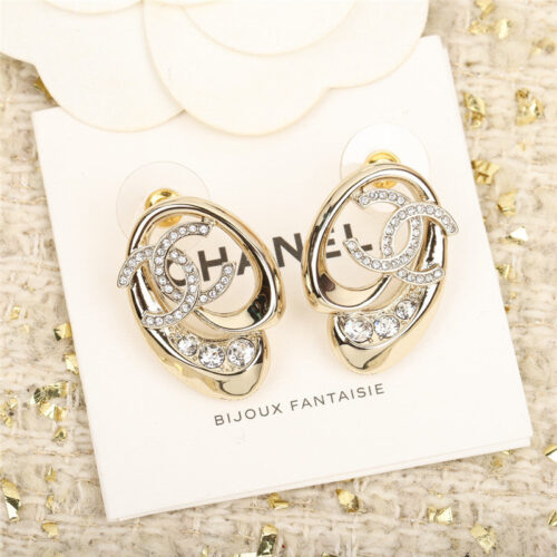 High Quality Luxury Chanel 23S Double C Earrings product detail