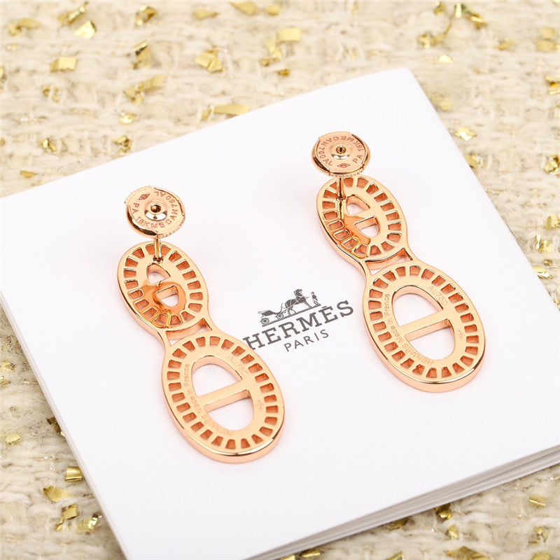 High Quality Luxury Hermes Pig Nose Earrings – Style 51072 product detail