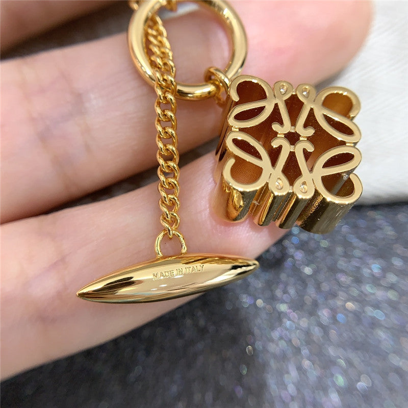 High Quality Luxury Loewe Silk Cube Pendant Necklace product detail