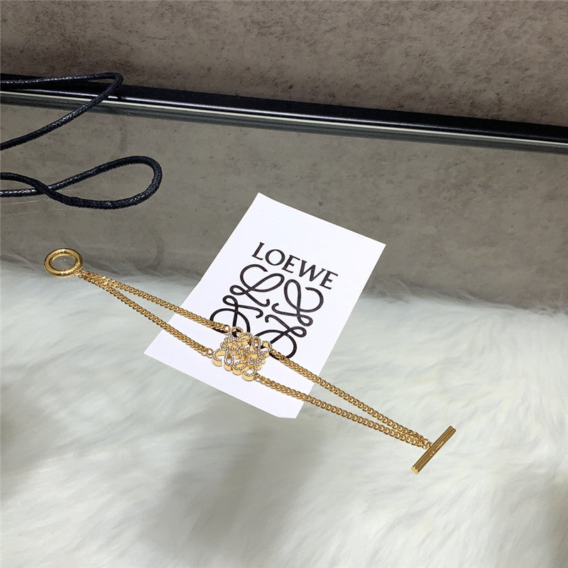 High Quality Luxury Loewe Classic Hollow Diamond Bracelet product detail