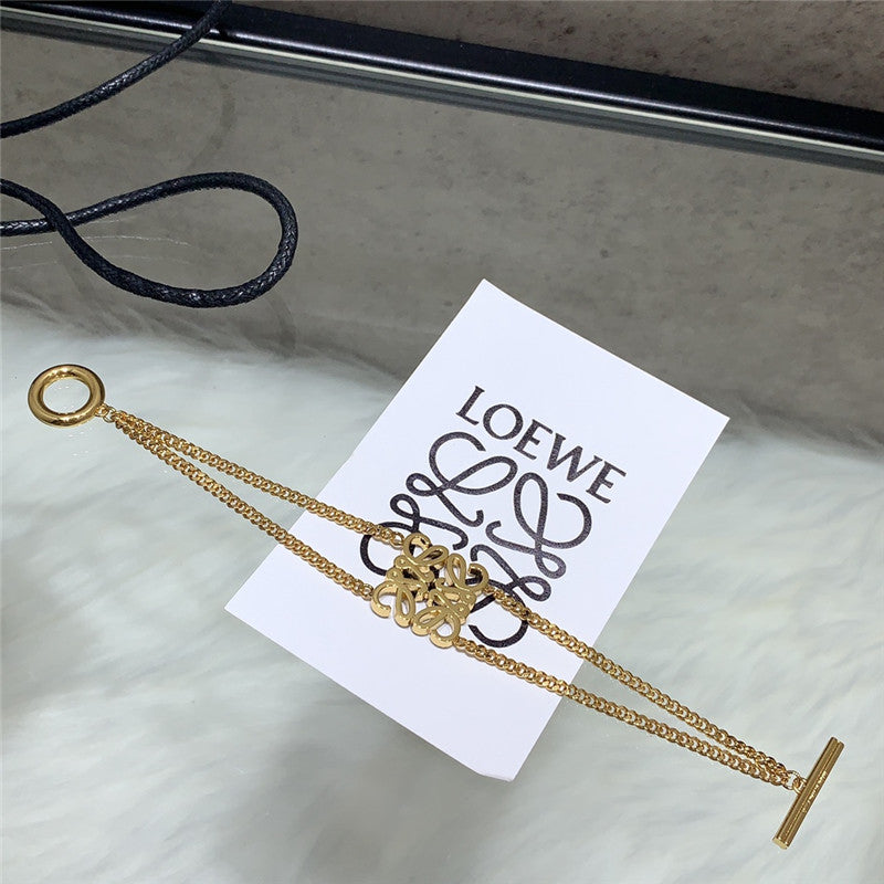 High Quality Luxury Loewe Classic Hollow Diamond Bracelet product detail