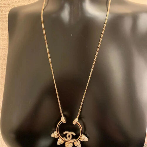 High Quality Luxury Chanel Pearl Stud Necklace product detail