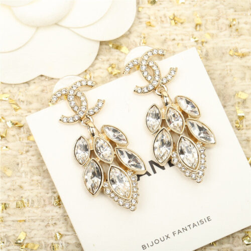 High Quality Luxury Chanel Fragrant Wheat Double C Earrings product detail