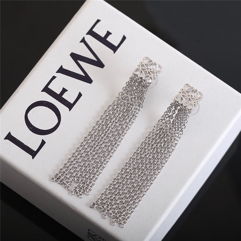 High Quality Luxury Loewe New Tassel Earrings product detail