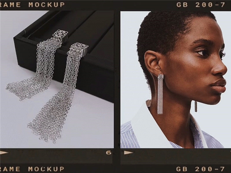 High Quality Luxury Loewe New Tassel Earrings product detail