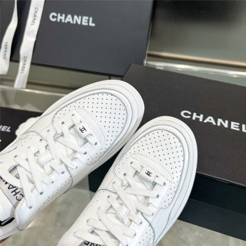 High Quality Luxury Chanel New Full Leather Panda Color Casual Sneakers – Style 86630 product detail